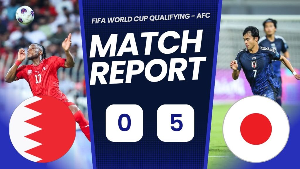 バーレーン 0-5 日本 | البحرين 0-5 اليابان | Bahrain 0-5 Japan | FIFA World Cup Qualifying - AFC
