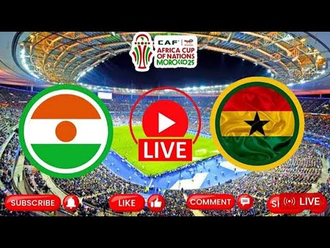 GHANA VS  NIGER  || 2025 AFCON QUALIFIERS  MATCH DAY 2 // LIVE ON GHANA FOOTBALL NEWS
