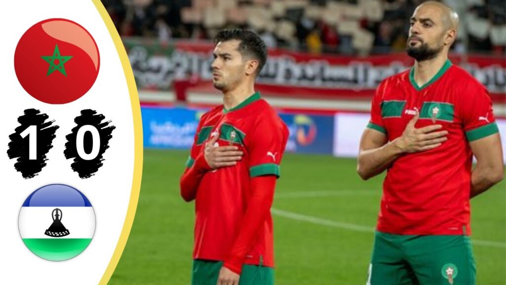 Morocco vs Lesotho Full Match Highlights and Goals 1 0