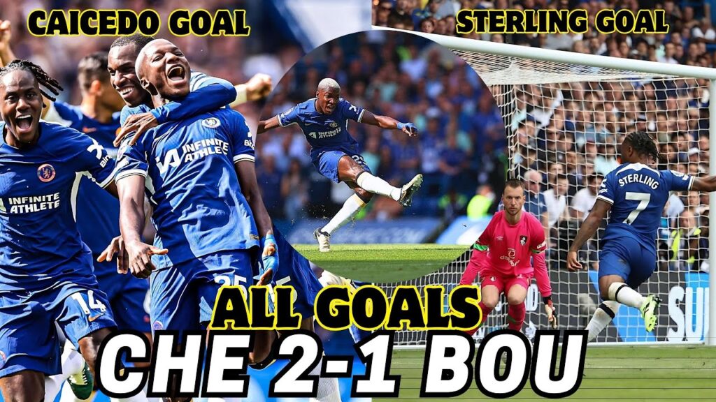 Moises Caicedo Goal! Chelsea 2-3 Bournemouth All Goals Sterling Scores.