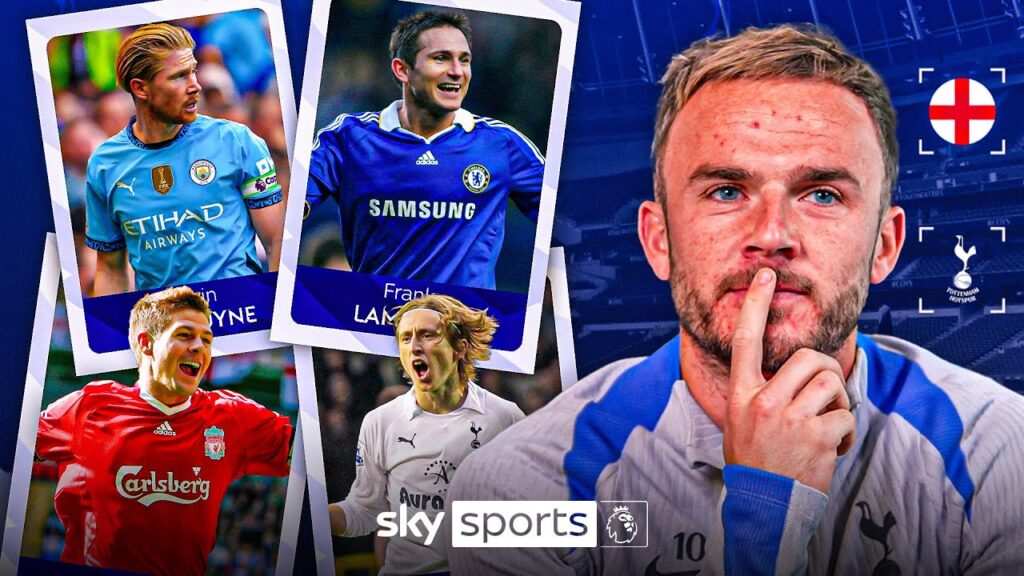 Who is the GREATEST Premier League Midfielder? | The Sticker Book Challenge with James Maddison Who is the GREATEST Premier League Midfielder? | The Sticker Book Challenge with James Maddison