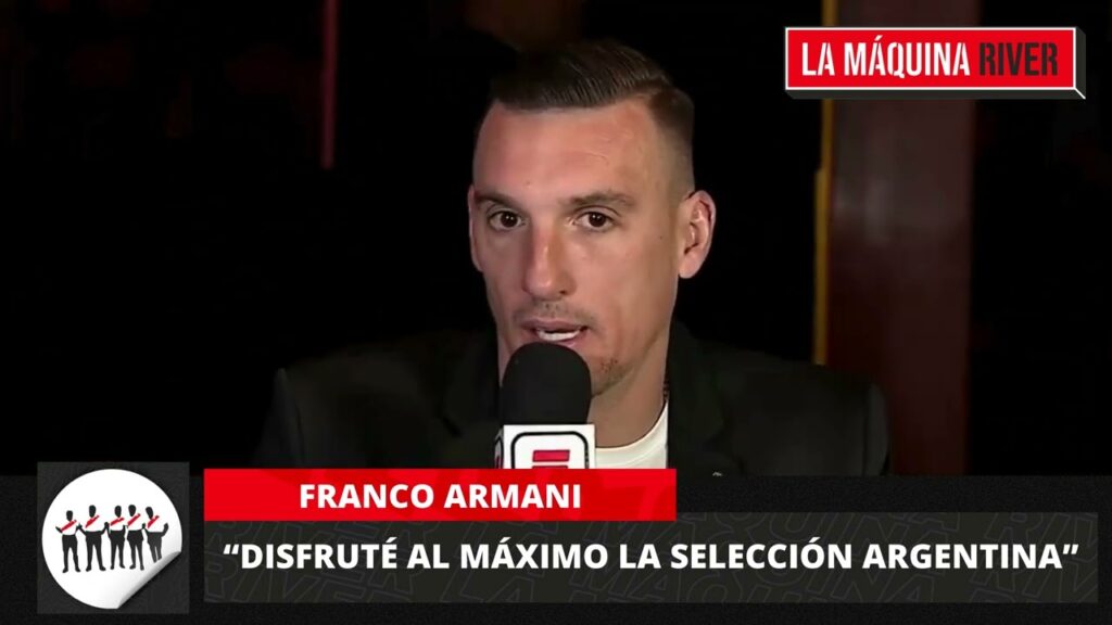 FRANCO ARMANI: “DISFRUTÉ AL MÁXIMO LA SELECCIÓN ARGENTINA”