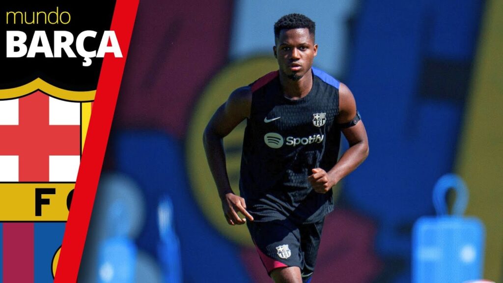 BARÇA | Ansu Fati realiza todo el entrenamiento con el grupo y puede estar listo para volver a jugar