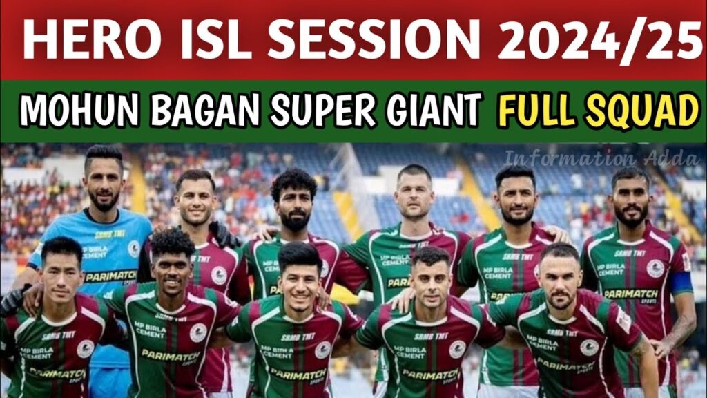 Mohun Bagan Super Giant Full Squad 2024-25 Session|#Indiansuperleague#mohunbagansupergiantsfullsquad