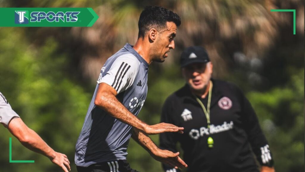 Así se DIVIERTE Sergio Busquets durante los ENTRENAMIENTOS de Inter Miami CF
