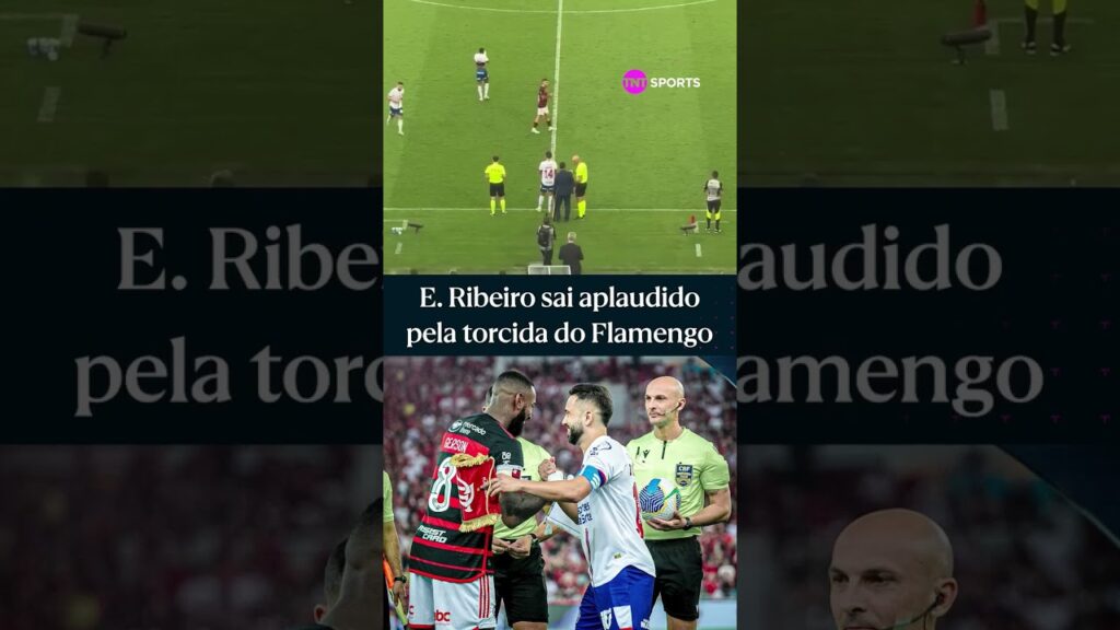 A IDOLATRIA CONTINUA!! 👏 Éverton Ribeiro saiu de campo MUITO APLAUDIDO pela torcida do Fla #shorts