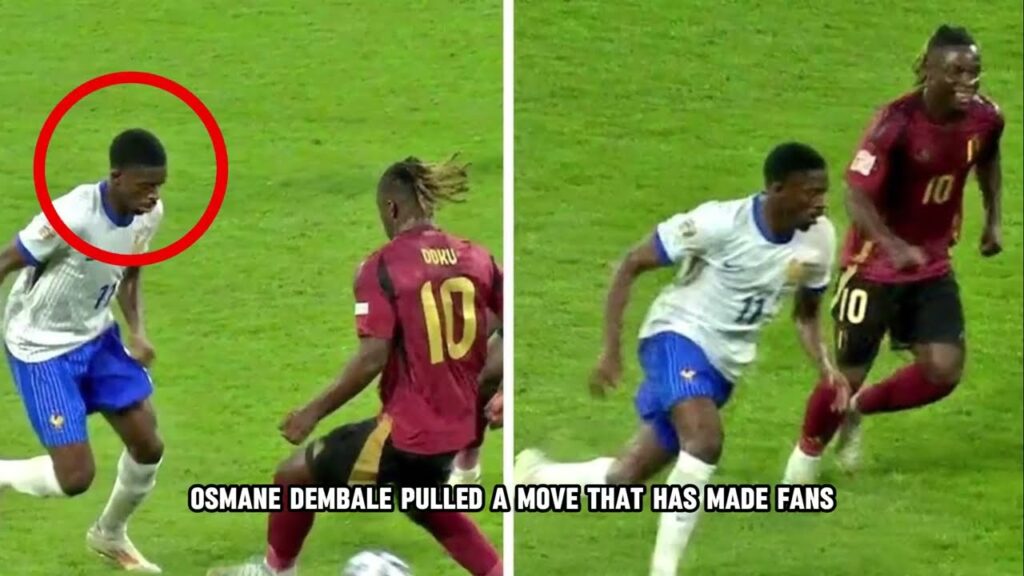 Dembele destroying Jérémy Doku 😬 (fans reaction)