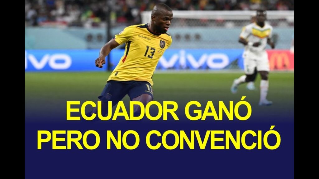 ECUADOR GANÓ A PERÚ PERO NO CONVENCIÓ