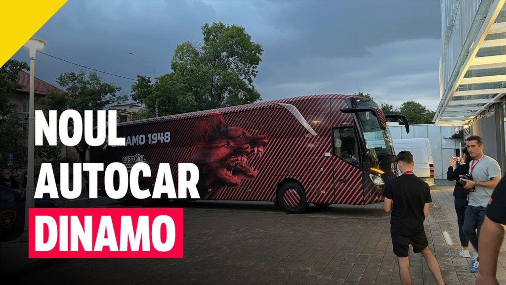 Imagini cu autocarul echipei FC Dinamo București | GOLAZO.ro
