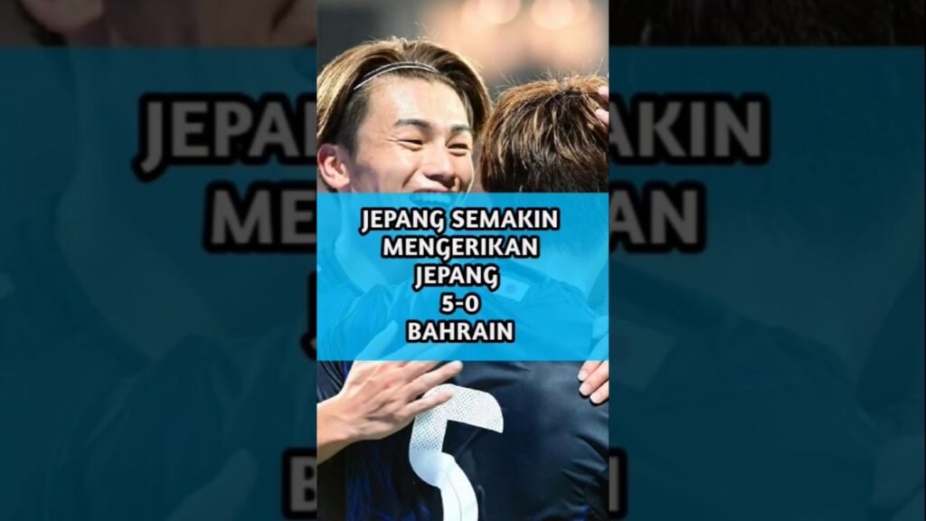 Jepang Menggila! Bungkam Bahrain 5-0, Puncaki Klasemen Grup C #shorts