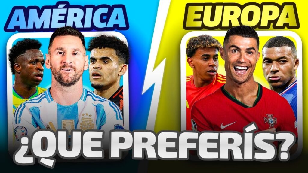 América vs Europa: ¿Quién es el Mejor Jugador? Messi, Cristiano, Mbappé y Más en la Batalla Final"