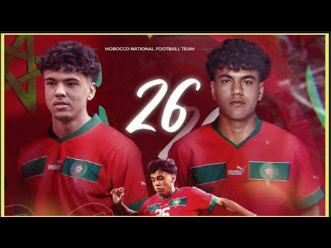 آدم أزنو موهبة كروية كسبها المنتخب المغربي و وليد الركراكي يحل مشكلة الظهير الأيسر لأسود الأطلس