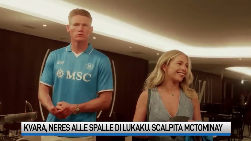 Napoli: Kvara, Neres alle spalle di Lukaku. Scalpita Mctominay