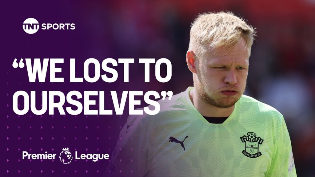 Aaron Ramsdale shares his reaction to Southampton's loss to Man United at St Mary's Stadium 😖