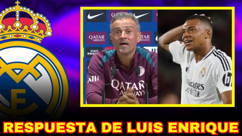 LA RESPUESTA DE LUIS ENRIQUE A LOS 55 MILLONES QUE EL PSG LE DEBE A MBAPPÉ “DECIR…”