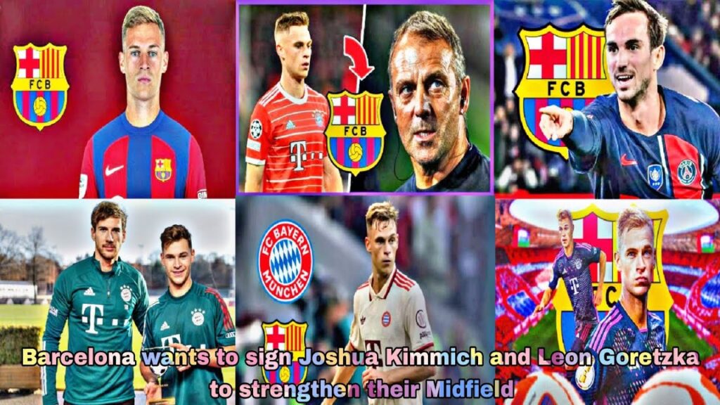 Barcelona wants to sign Joshua Kimmich and Leon Goretzka to strengthen their Midfield ✅🎯🤝