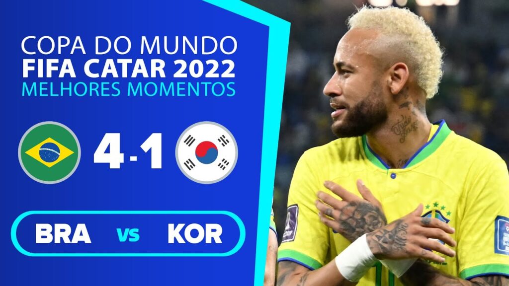 BRASIL 4 X 1 CORÉIA DO SUL 🏆Copa do Mundo Catar 2022 🎙️Galvão Bueno ⚽ melhores momentos BRASIL 4 X 1 CORÉIA DO SUL 🏆Copa do Mundo Catar 2022 🎙️Galvão Bueno ⚽ melhores momentos