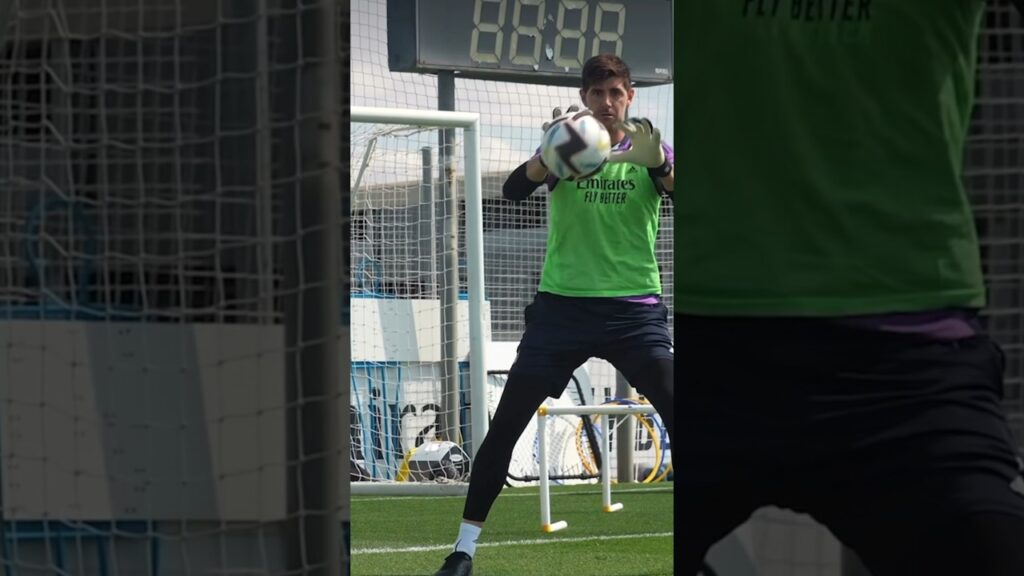 Thibaut Courtois Real Madrid Goalkeeper Training 🔥