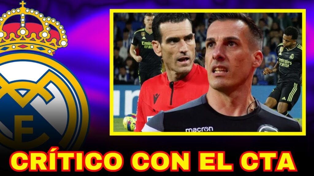 EL ÁRBITRO MÁS CRÍTICO CON EL CTA LO DENUNCIA “PONERLE AL MADRID A MUNUERA EN ANOETA ES…”