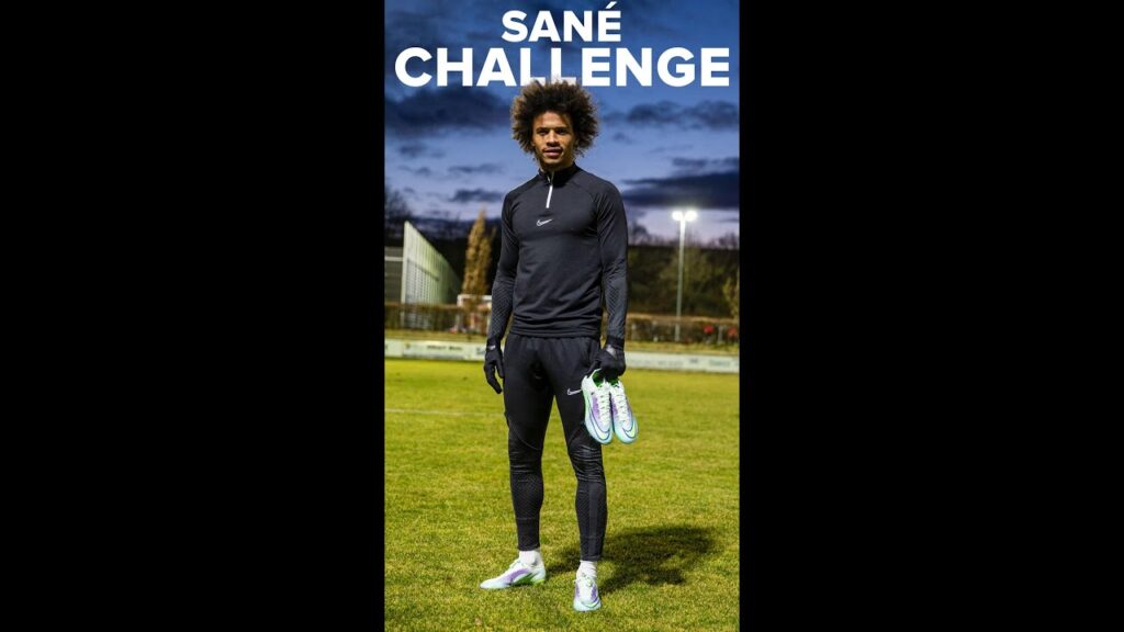 Leroy Sané vs Goalkeeper - funny reaction challenge