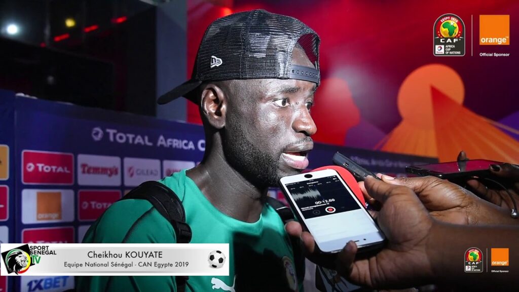 CAN Egypte 2019 - Réaction Cheikhou KOUYATE après Match SENEGAL vs OUGANDA