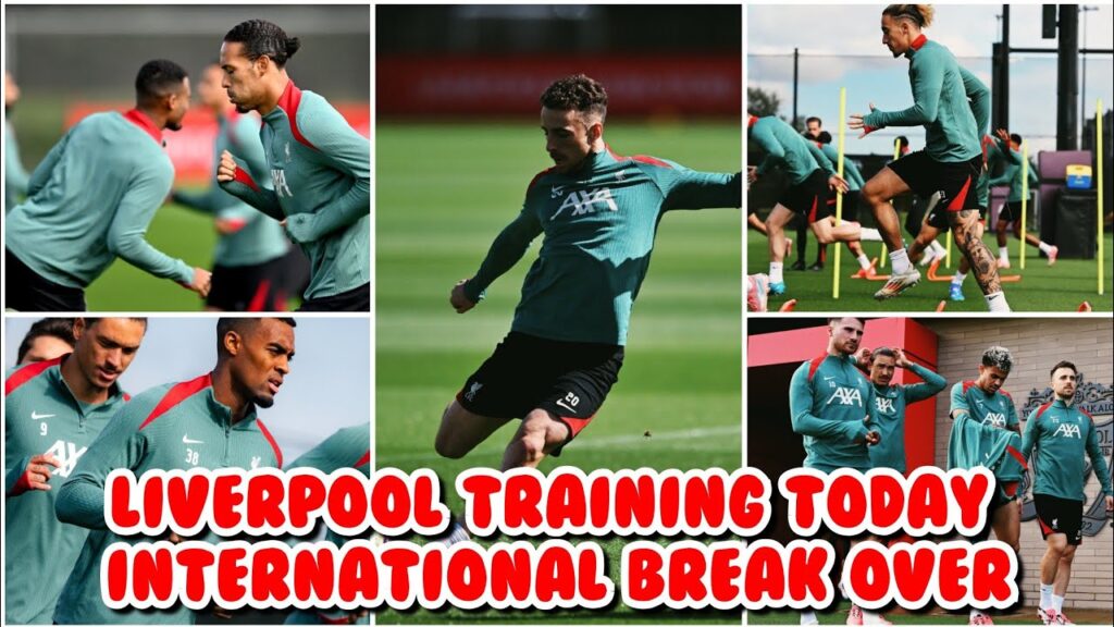Liverpool Training Today | International Players Return | Van Dijk | Diogo Jota | Luis Diaz And More