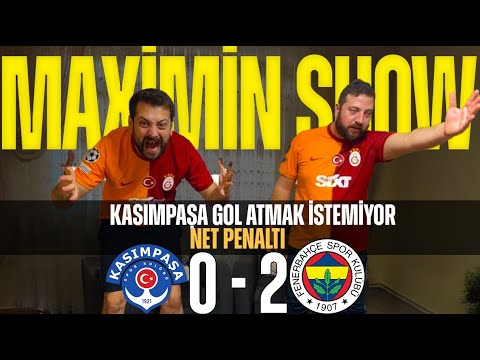 KASIMPAŞA 0 - 2 FENERBAHÇE KARŞILAŞMASINA FANATİK GALATASARAYLI KARDEŞLER ÇILGIN TEPKİ