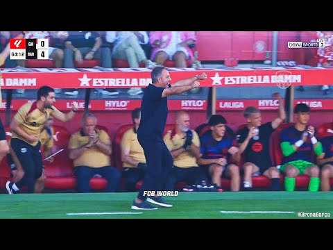 🤯😳Hansi flick Crazy Reaction to Pedri's Master Class Goal vs Girona Fc !!