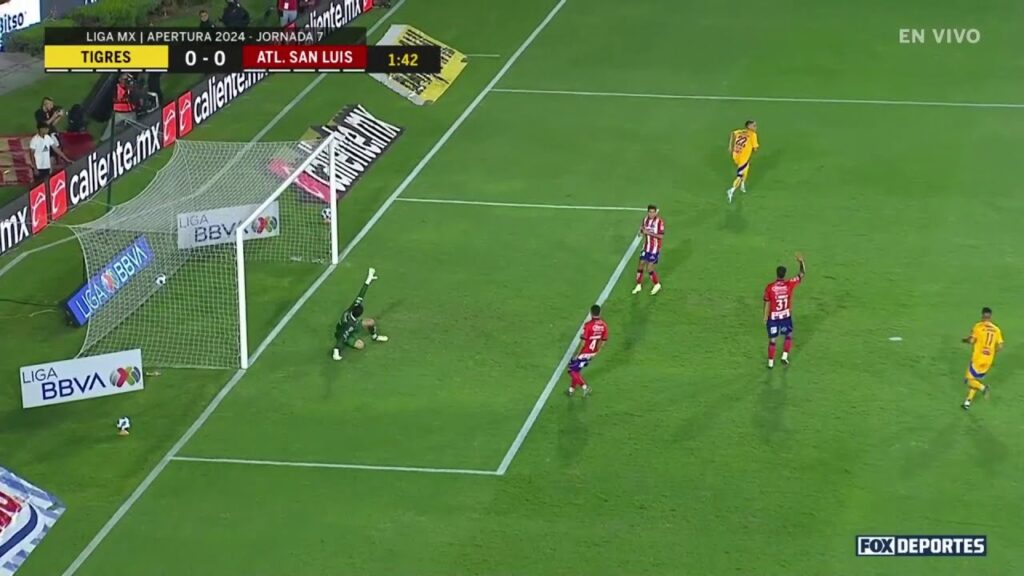 😲❌¡GOL ANULADO PARA TIGRES! | Tigres UANL 0-0 Atlético de San Luis | #FOXLigaMX