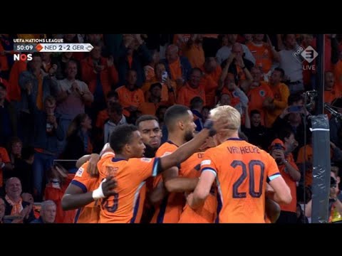 Denzel Dumfries Goal, Netherlands vs Germany (2-2) Extended Highlights and Goals Today