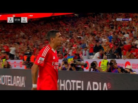 Ángel Di María Goal, Benfica vs Santa Clara (4-1) All Goals and Extended Highlights