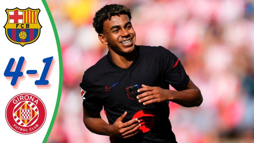 FC BARCELONA VS Girona | Highlighs Extended | All Goals 4-1