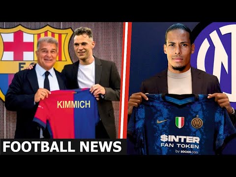 GUARDIOLA TO LEAD ENGLAND! VAN DIJK TRANSFER! KIMMICH LEAVES BAYERN! LATEST TRANSFER RUMORS 2024
