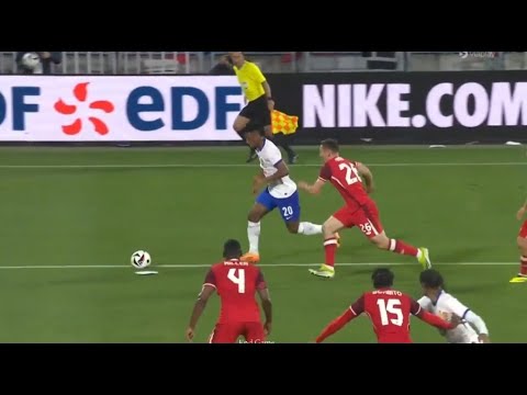 Kingsley Coman vs Canada 2024 International Friendly English Commentary