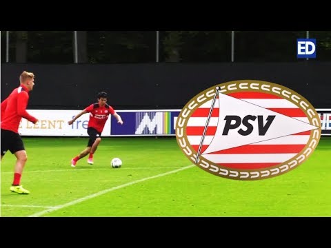 All moments of Hirving "Chucky" Lozano in training for PSV in july