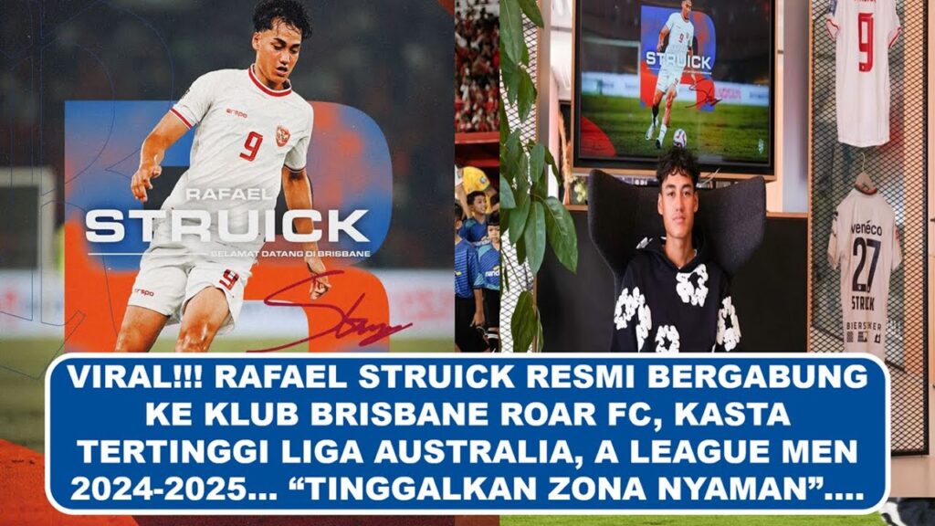 HEBOH! Rafael Struick Resmi Pindah ke Brisbane Roar FC, Kasta Tertinggi Liga Australia, 2024-2025