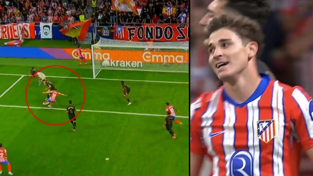 🔥 Julian Alvarez Scored His First Goal For Atletico de Madrid vs Valencia