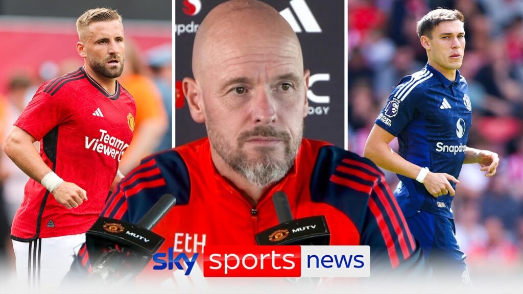 Erik ten Hag: Luke Shaw "progressing but is not ready" | Could Manuel Ugarte start against Barnsley?