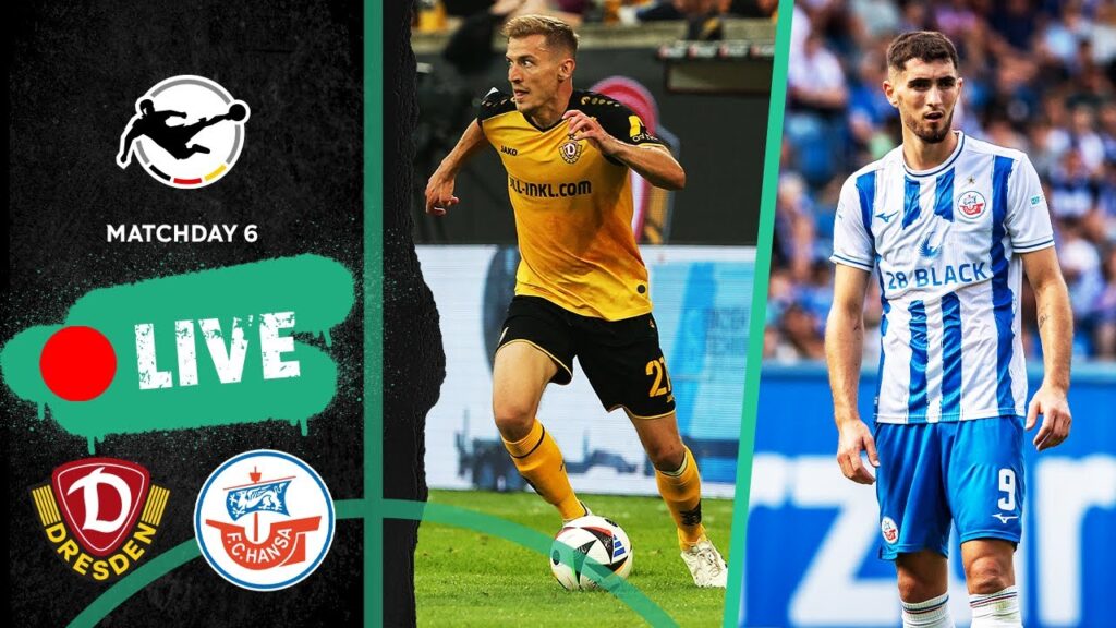 Dynamo Dresden vs. Hansa Rostock | LIVE | 3rd Division 2024/25 Dynamo Dresden vs. Hansa Rostock | LIVE | 3rd Division 2024/25