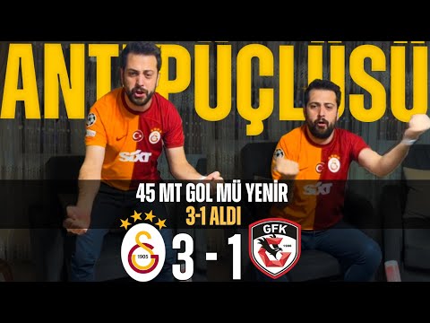 GALATASARAY 3 - 1 GAZİANTEP FK MAÇINA FANATİK GALATASARAYLI KARDEŞLER MAÇA TEPKİ VERİYOR