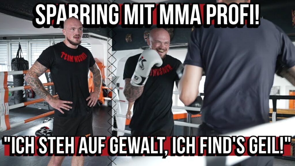 Sparring mit Hardcore-FC Profi Daniel Schwindt! Harte Lowkicks und schnelle Takedowns!