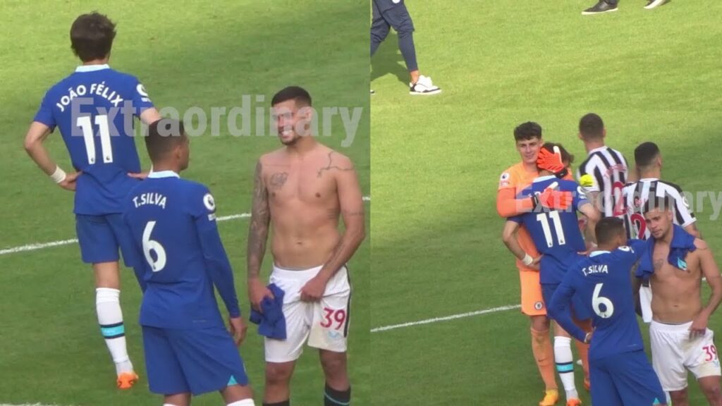 João Félix disappointed in the game,Last match of 22-23 Season 20230528 Chelsea vs Newcastle United