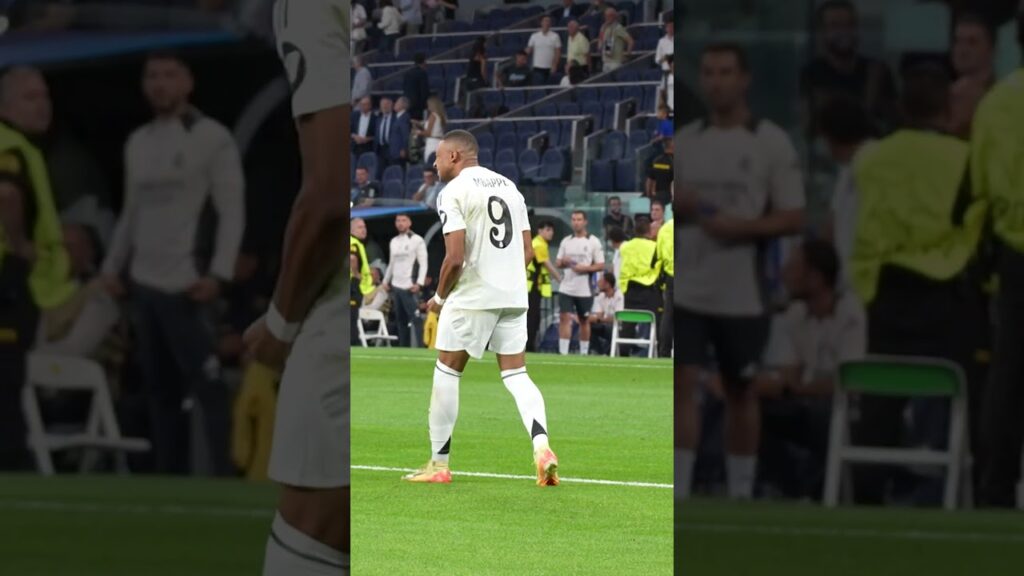 Kylian Mbappe gets his first Champions League goal in a Real Madrid shirt 🔥
