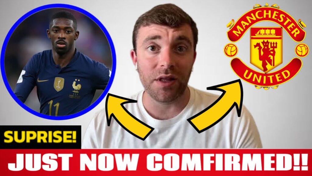🚨 SUPRISE! DEMBELE TO MAN UNITED ✅ FABRIZIO ROMANO ANNOUNCED ✅ ANTONY 🔥... #manunitednewstoday #mufc