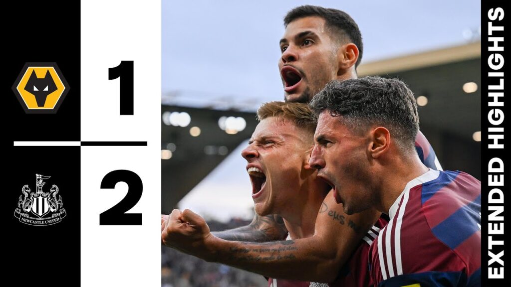 Wolves 1 Newcastle United 2 | EXTENDED Premier League Highlights