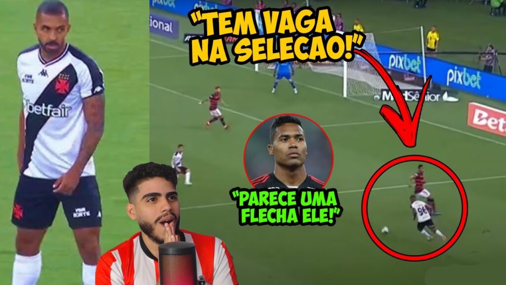 PAULO HENRIQUE COLOCOU ALEX SANDRO E PLATA NO BOLSO EM VASCO X FLAMENGO