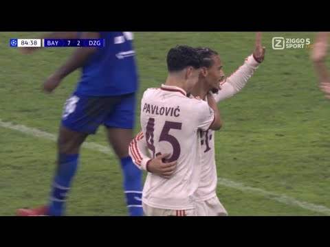 Leroy Sané Goal, Bayern Munich vs Dinamo Zagreb (9-2) All Goals and Extended Highlights