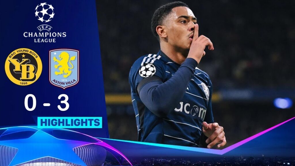 ALL GOALS & HIGHLIGHTS: Young Boys 0 vs 3 Aston Villa. Tielemans, Ramsey & Onana Wins it #UCL