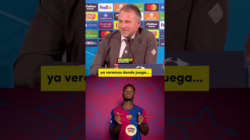 💬 Flick habla sobre Ansu Fati. #shorts