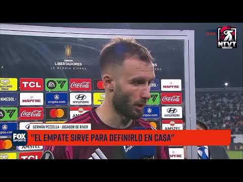 Germán Pezzella: "Emocionante, pasó mucho tiempo desde mi último GOL en River.
